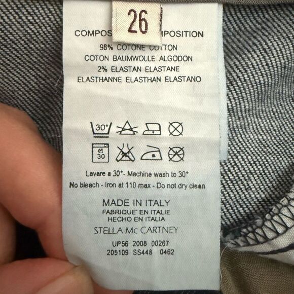 Stella McCartney Dark Wash Skinny Jeans Size 26 - Picture 7 of 9